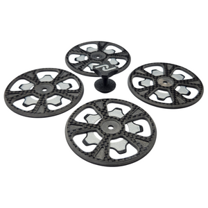 INOV8 3DX Carbon Setup Wheels for 1/10th Onroad