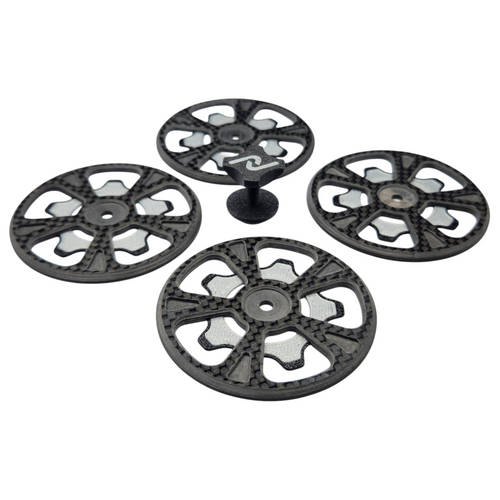INOV8 3DX Carbon Setup Wheels for 1/10th Onroad