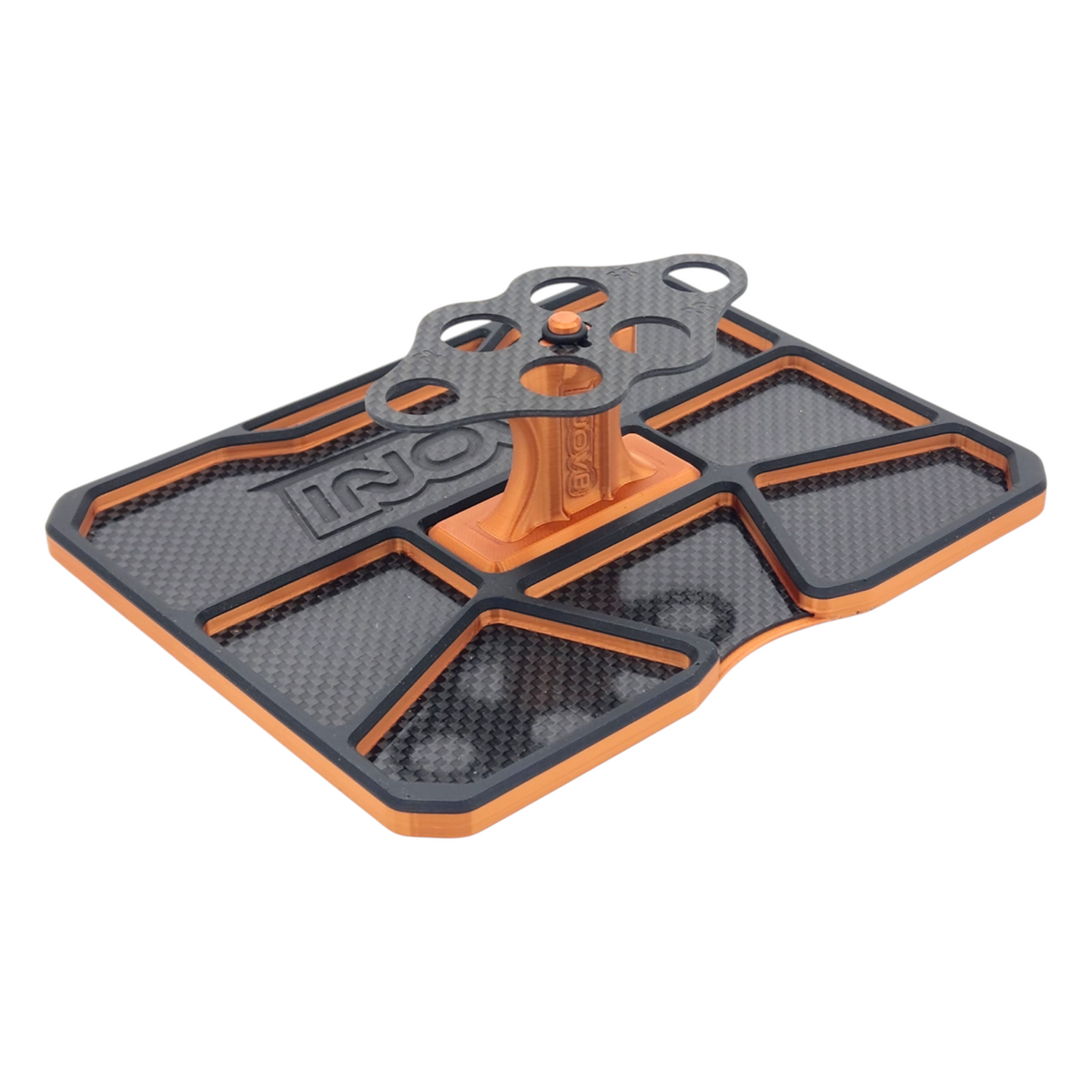 INOV8 3DX Carbon 1/10th Onroad Shock/Diff Rebuild Stand - Bronze