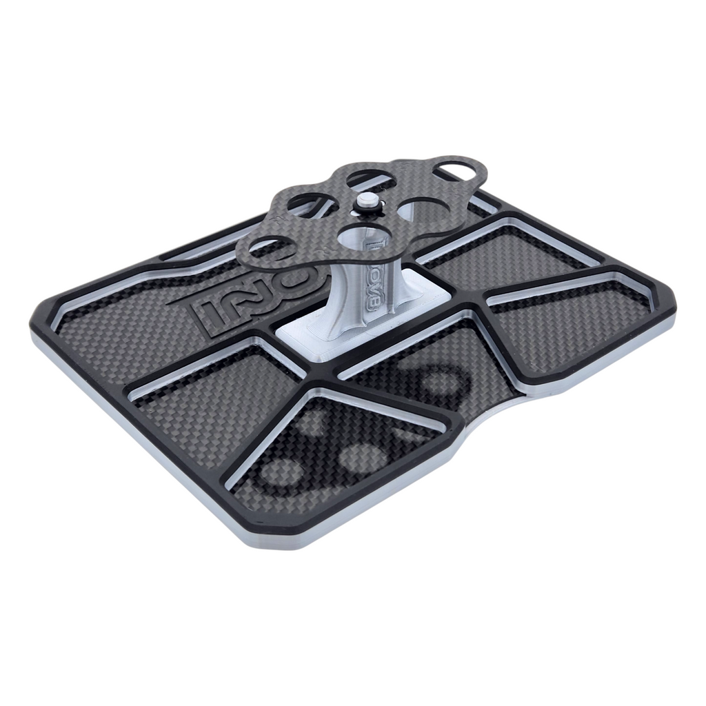INOV8 3DX Carbon 1/10th Onroad Shock/Diff Rebuild Stand - Silver