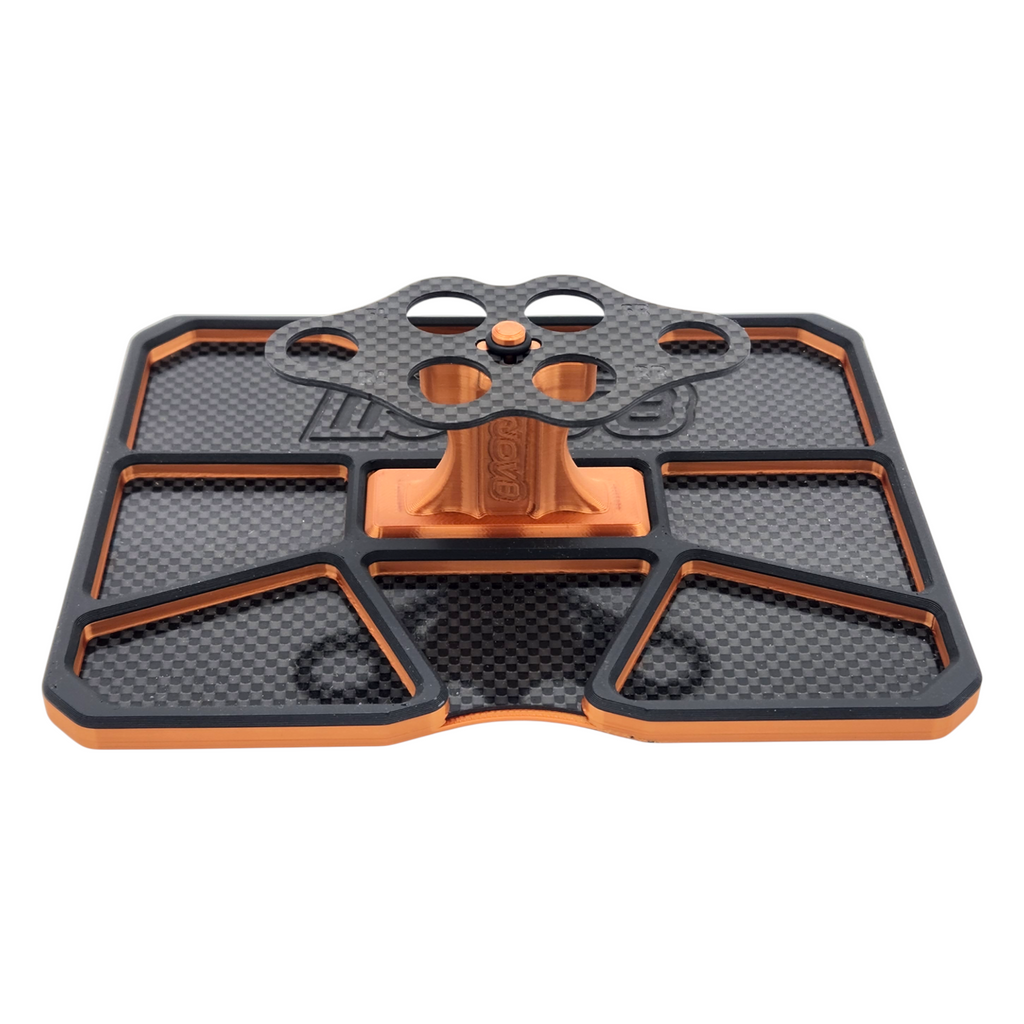 INOV8 3DX Carbon 1/10th Onroad Shock/Diff Rebuild Stand - Bronze