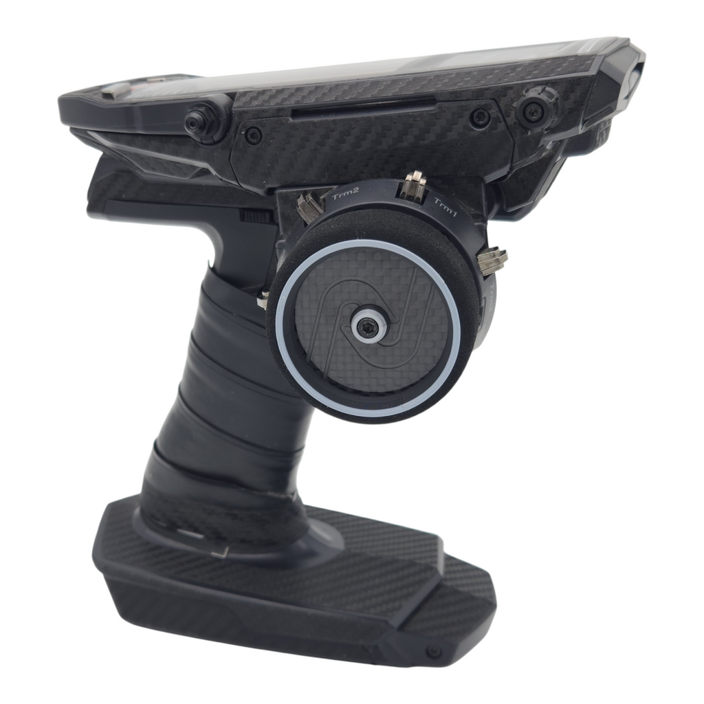 INOV8 3DX Carbon Steering Wheel for Sanwa M17/MT44/MT5 (Silver)