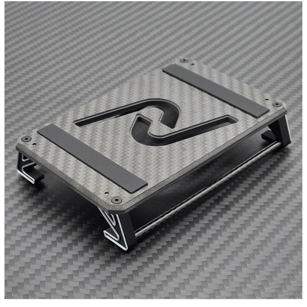 INOV8 3DX Carbon Car Stand for 1/10th & 1/12th Onroad (Silver)