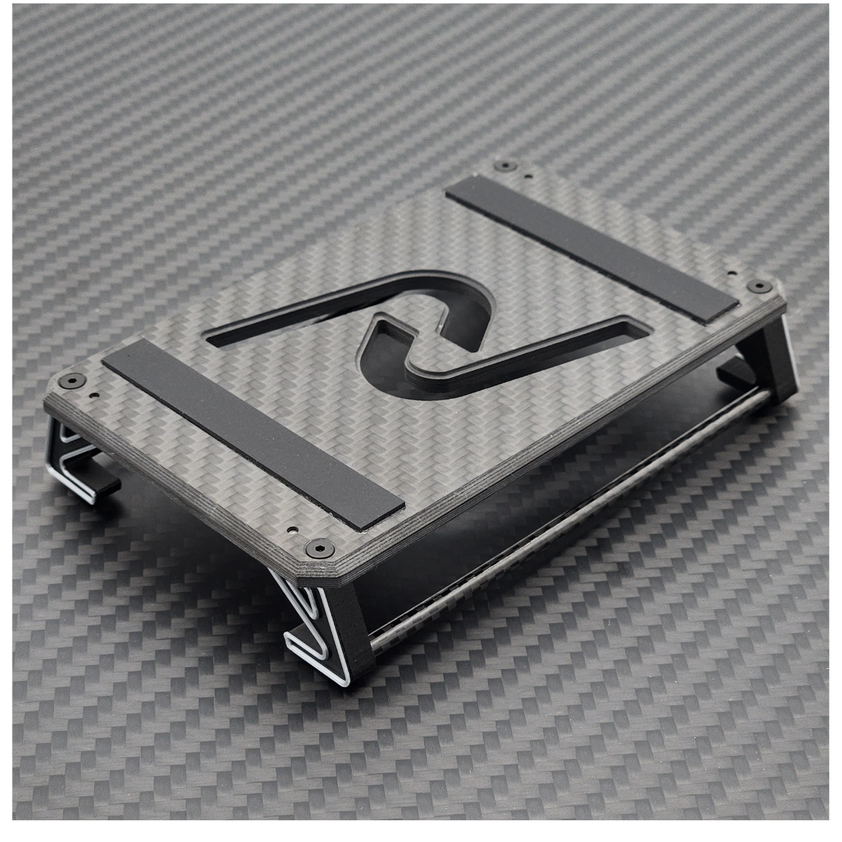 INOV8 3DX Carbon Car Stand for 1/10th & 1/12th Onroad (Silver)