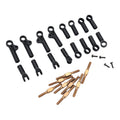 RC MAKER 10021 - 4.8mm Turnbuckle Upper Arm Set (Bronze Aluminium)