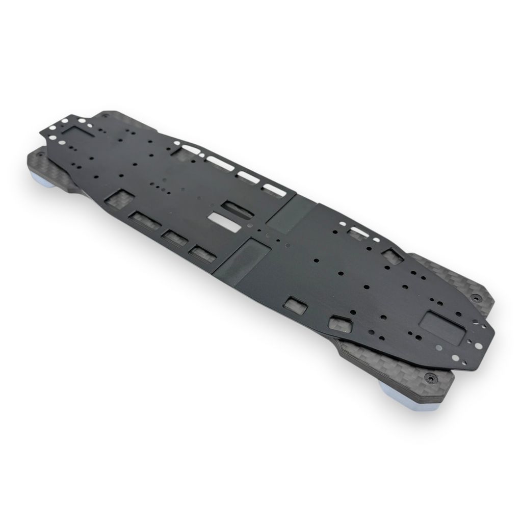 INOV8 3DX Carbon Tweak Plate für 1/10 Onroad (Silber)