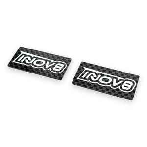 INOV8 Carbon Logo Wing Endplates 40x20mm for 1/10th EP Onroad (2)
