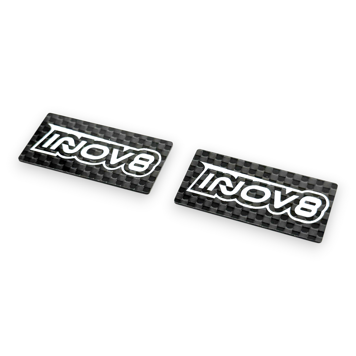 INOV8 Carbon Logo Wing Endplates 40x20mm for 1/10th EP Onroad (2)