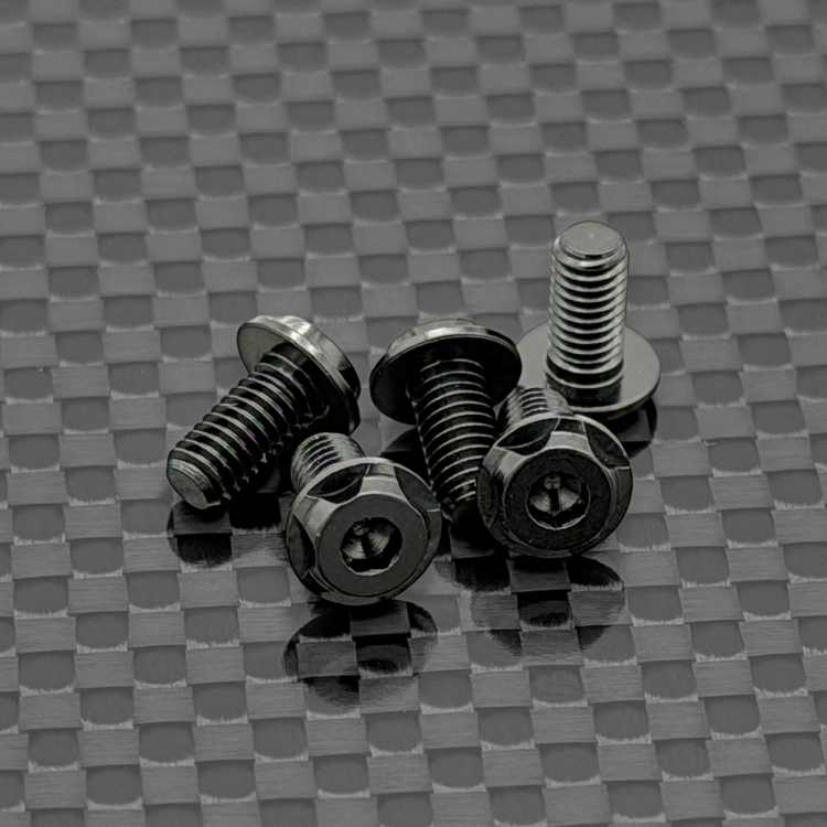 INOV8 X-Lite Black 7075 Aluminium Screws (5) (Assorted Sizes)