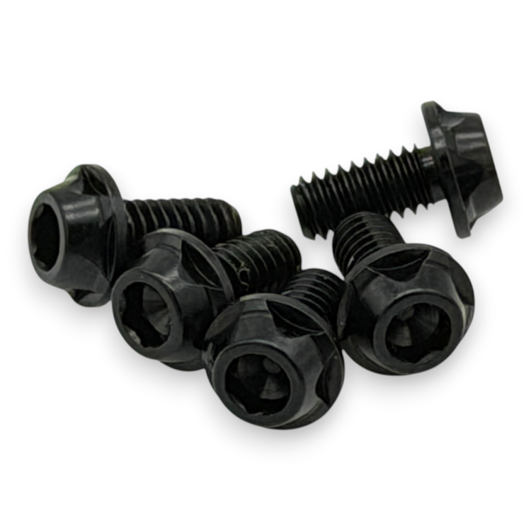 INOV8 X-Lite Black 7075 Aluminium Screws (5) (Assorted Sizes)