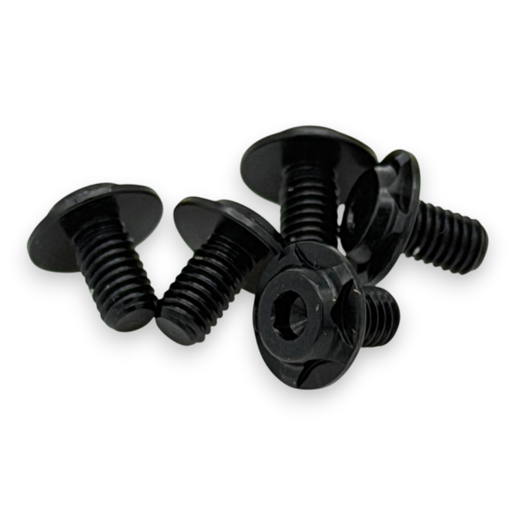 INOV8 X-Lite Black 7075 Aluminium Screws (5) (Assorted Sizes)