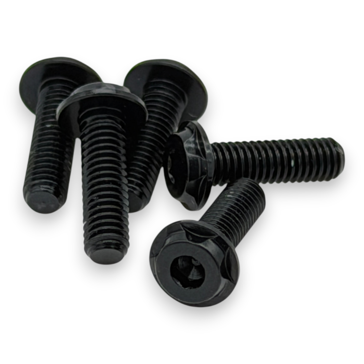 INOV8 X-Lite Black 7075 Aluminium Screws (5) (Assorted Sizes)