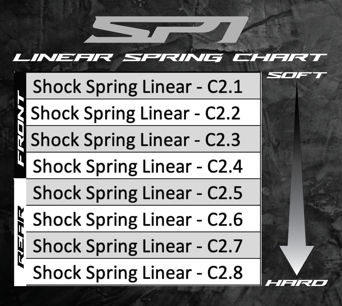 RC MAKER 11001 - Shock Spring Linear - C2.1