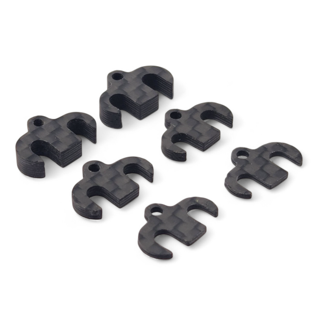 RC MAKER 1044 - Rear Body Mount Shim Plate Set (Option)