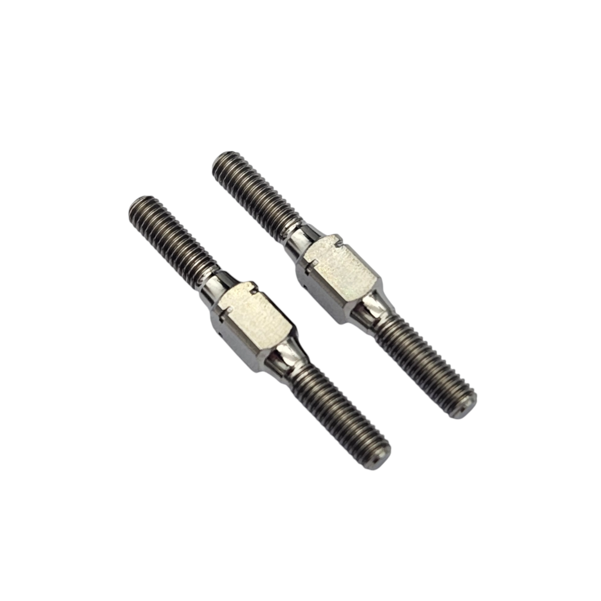 RC MAKER 14101 - Gr.5 Titanium Rear Toe/Front Steering Link Turnbuckles 3x28mm (2) (Option)