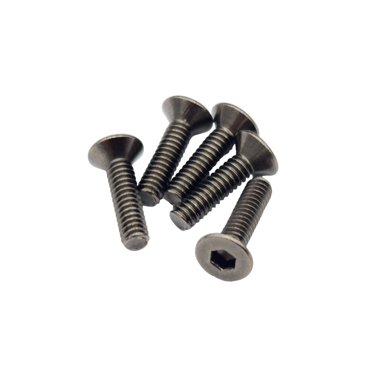 RC MAKER 9012 - M2 x 8 Flat Head Screws (5)
